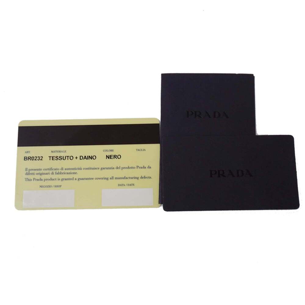 Prada PRADA Women's Brand Handbag Shoulder Bag One-Shoulder Leather Black BR0... - Picture 9 of 16